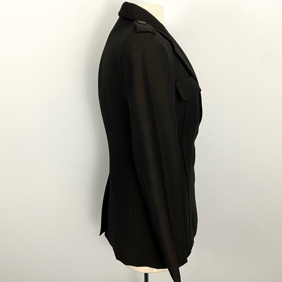 Gucci size EU 40 / US 2 Brown Wool and Silk Blazer - Picture 5 of 11